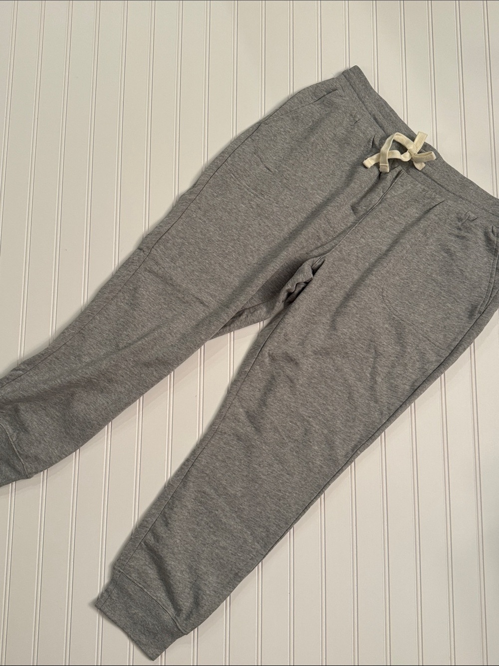 GAP Women’s Gray Fleece Jogger Sweatpants Size Large